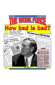 How bad is bad? See Page 3 Vol. 6/ No. 1 JANUARY 2003