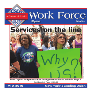 Services on the line May 2010 Vol. 13 No. 5