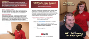 WKU Technology Support IT Helpdesk  Software Center