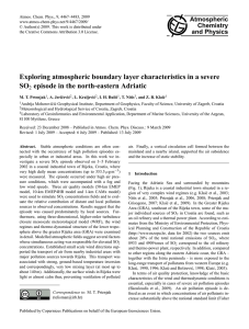 Atmospheric Chemistry and Physics