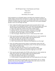 SIO 209 Special Topics: Cloud Dynamics and Climate Winter 2013 Homework #5