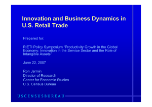 Innovation and Business Dynamics in U.S. Retail Trade