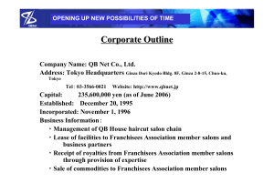 Corporate Outline
