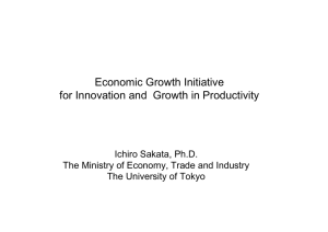 Economic Growth Initiative for Innovation and  Growth in Productivity