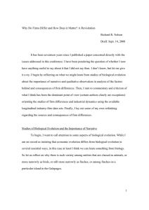 Why Do Firms Differ and How Does it Matter? A...  Richard R. Nelson Draft: Sept. 14, 2008