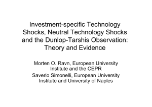 Investment-specific Technology Shocks, Neutral Technology Shocks and the Dunlop-Tarshis Observation: Theory and Evidence