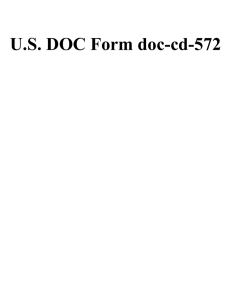 U.S. DOC Form doc-cd-572