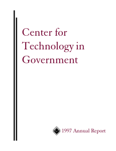 Center for Technology in Government 1997 Annual Report