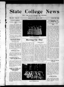 State College News Ill No. 27 STUDENT ASSEMBLY