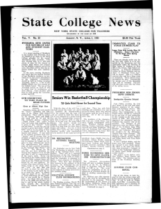 S t a t e College News V. No. 22