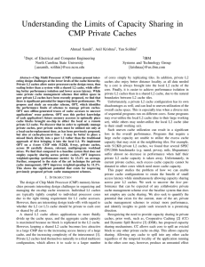 Understanding the Limits of Capacity Sharing in CMP Private Caches