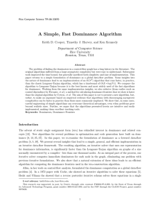 A Simple, Fast Dominance Algorithm