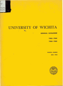 UNIVERSITY  OF WICIПTA 964/65 667