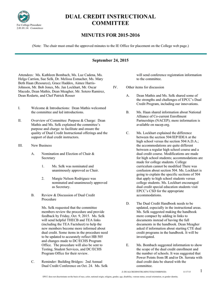 dual-credit-instructional-committee-minutes-for-2015-2016