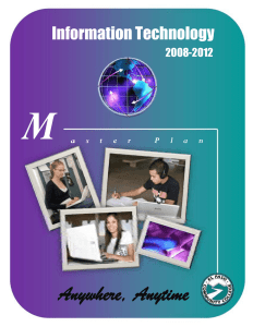 M Anywhere, Anytime Information Technology 2008-2012