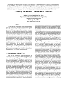 Exceeding the Dataflow Limit via Value Prediction