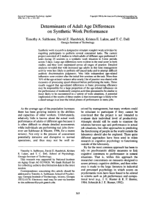 Journal of Experimental Psychology: Applied