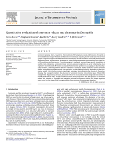 Journal of Neuroscience Methods Drosophila Xenia Borue , Stephanie Cooper