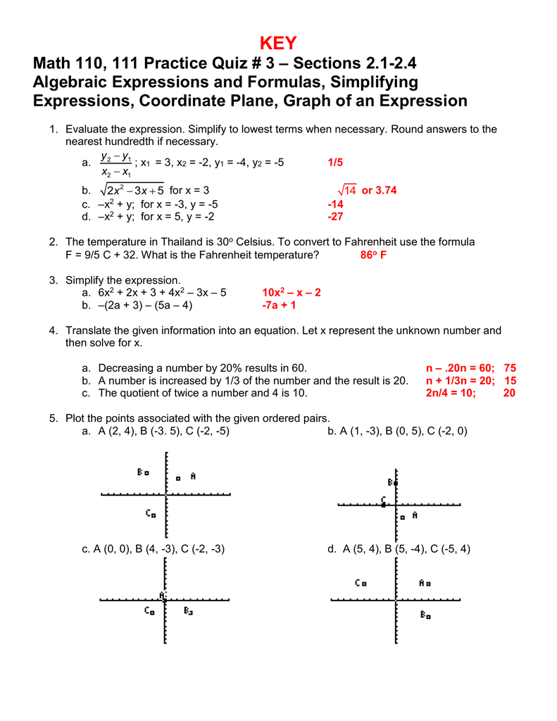 Expressions