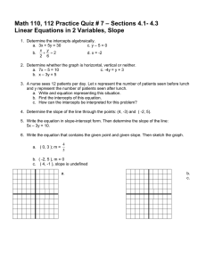 – Sections 4.1- 4.3 Math 110, 112 Practice Quiz # 7