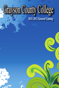 Grayson County College 2011-2012 General Catalog 201