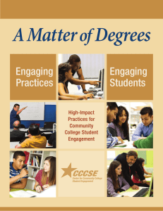 A Matter Degrees of Engaging