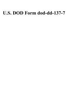 U.S. DOD Form dod-dd-137-7