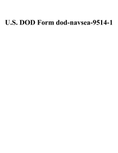 U.S. DOD Form dod-navsea-9514-1