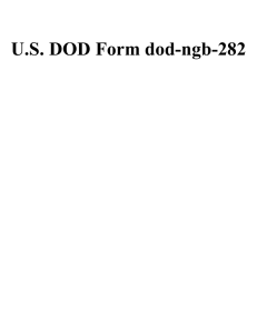 U.S. DOD Form dod-ngb-282