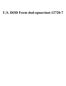 U.S. DOD Form dod-opnavinst-12720-7
