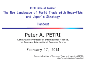 Peter A. PETRI  February 17, 2014