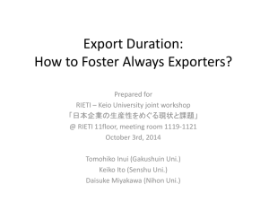 Export Duration: