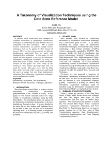 A Taxonomy of Visualization Techniques using the Data State Reference Model