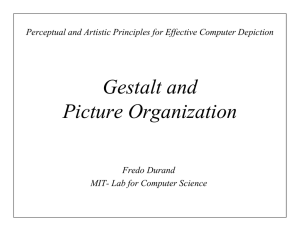 Gestalt and Picture Organization