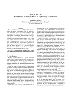 State of the Art: Coordinated &amp; Multiple Views in Exploratory Visualization