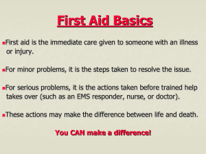 First Aid Basics