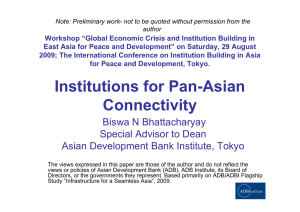 Workshop “Global Economic Crisis and Institution Building in