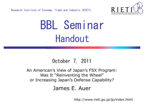 BBL Seminar Handout October 7, 2011