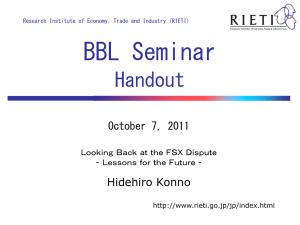 BBL Seminar Handout October 7, 2011