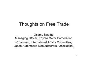 Thoughts on Free Trade