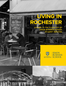 living in rochester a guide to the flour city by simon business school