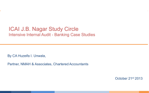ICAI J.B. Nagar Study Circle By CA Huzeifa I. Unwala,