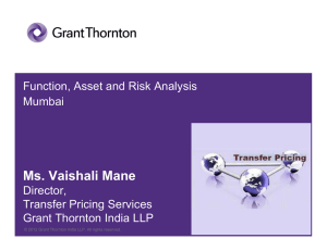 Ms. Vaishali Mane Function, Asset and Risk Analysis Mumbai Director,