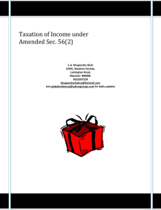 Taxation of Income under Amended Sec. 56(2)