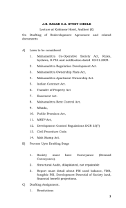 J.B. NAGAR C.A. STUDY CIRCLE Lecture at Kohinoor Hotel, Andheri (E) documents