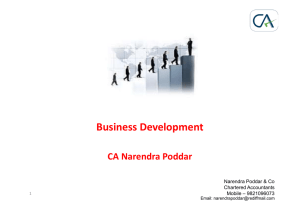 Business Development Business Development CA N d