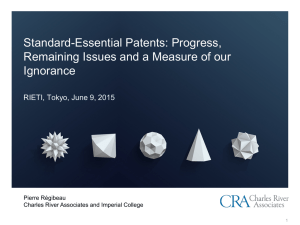 Standard-Essential Patents: Progress, Remaining Issues and a Measure of our Ignorance