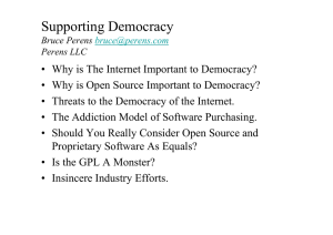 Supporting Democracy