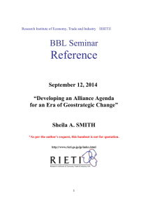 Reference  BBL Seminar September 12, 2014