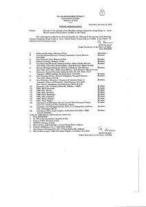 File No.23014/10/2005-CPD(pt-1) Government of India Ministry of Coal OFFICE MEMORANDUM